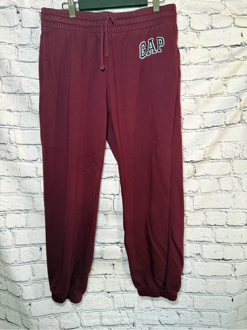 Gap. Maroon joggers. Size M